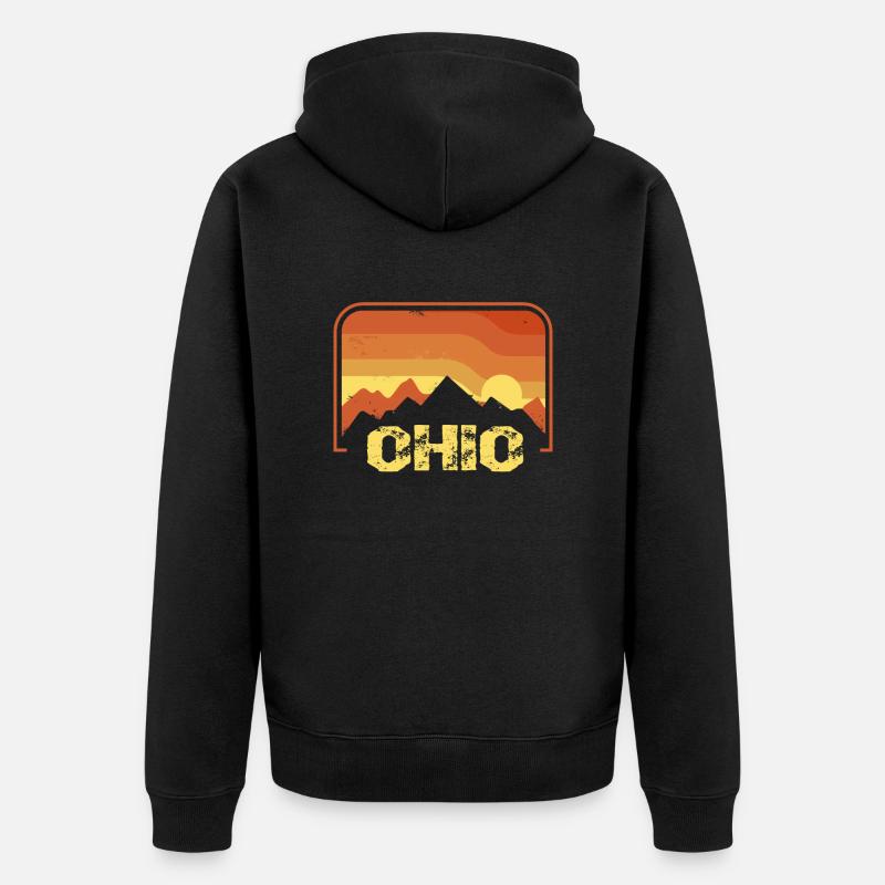 Ohio - Veste à capuche bio Premium Unisexe - noir