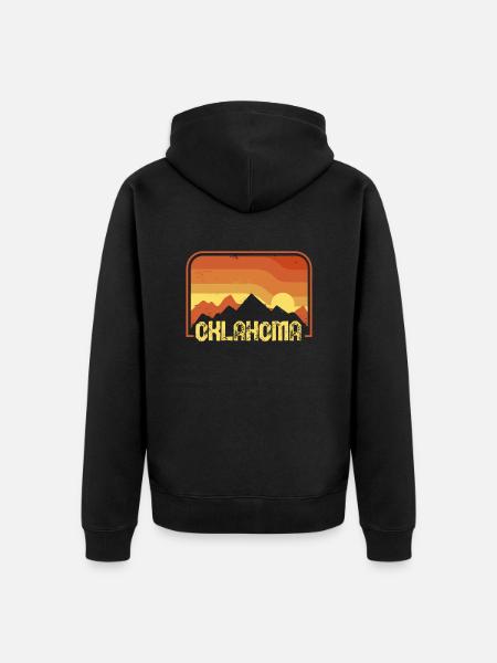 Oklahoma - Veste à capuche bio Premium Unisexe - noir