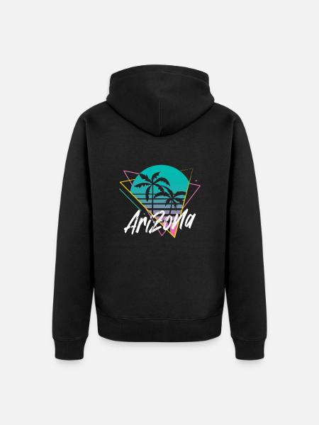 Arizona - Veste à capuche bio Premium Unisexe - noir