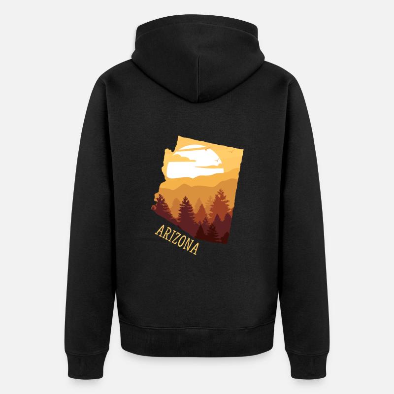 Arizona - Veste à capuche bio Premium Unisexe - noir