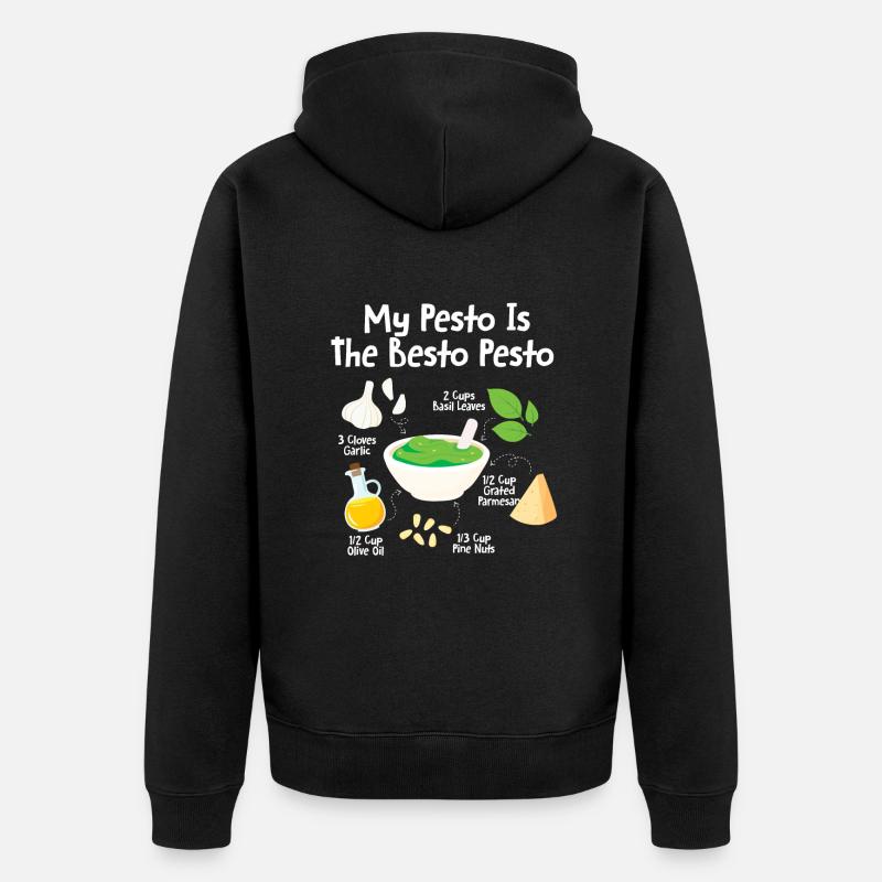 Pesto - Veste à capuche bio Premium Unisexe - noir