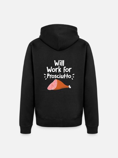 Pecan Nuts Gift - Unisex Premium Organic Zip Hoodie - black