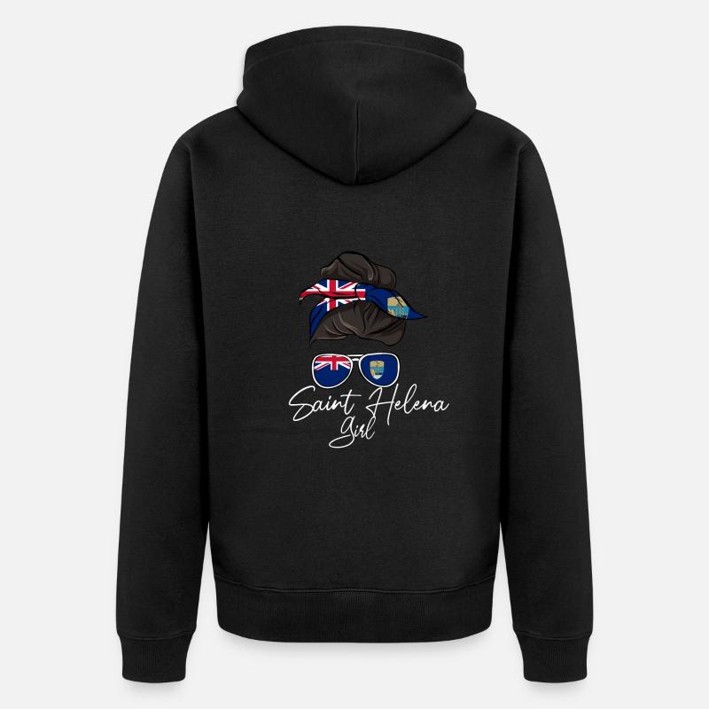 Sainte-Hélène - Veste à capuche bio Premium Unisexe - noir