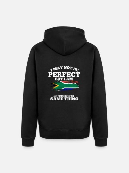 South Africa - Unisex Premium Organic Zip Hoodie - black