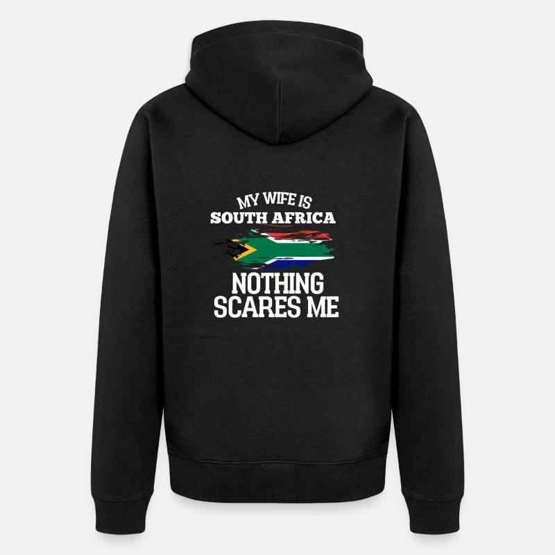 Afrique du Sud - Veste à capuche bio Premium Unisexe - noir