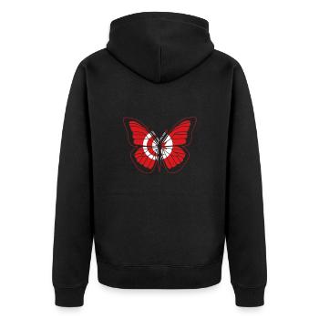 Tunisie - Veste à capuche bio Premium Unisexe - noir - Dos - Nico (187cm)