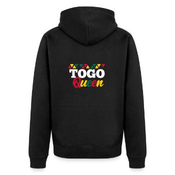 Togo - Veste à capuche bio Premium Unisexe - noir - Dos - Nico (187cm)