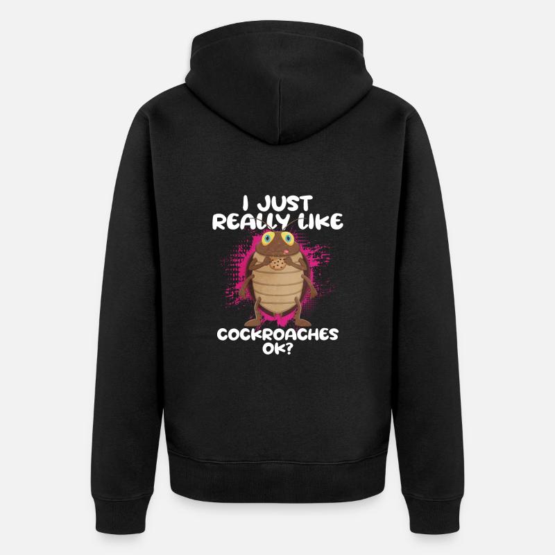 Cafard - Veste à capuche bio Premium Unisexe - noir