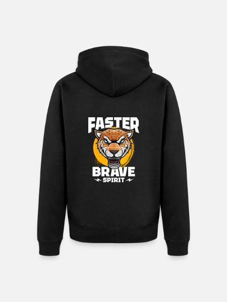Jaguar - Unisex Premium Bio Zip Hoodie - Schwarz
