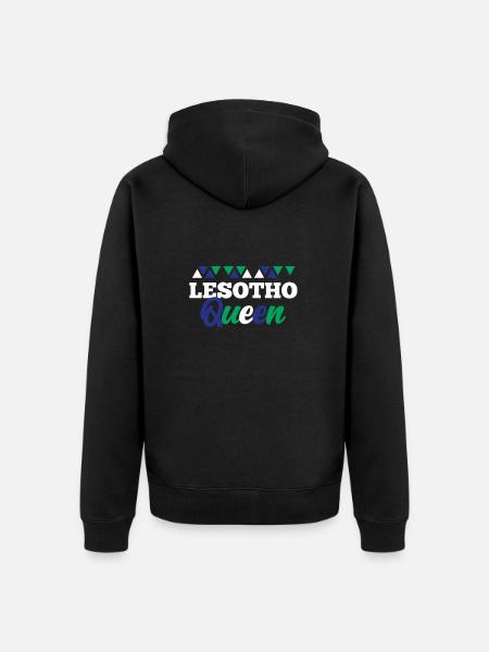 Liberia - Unisex Premium Organic Zip Hoodie - black