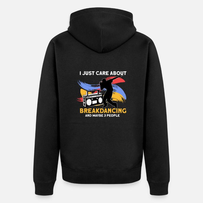 Hip Hop - Veste à capuche bio Premium Unisexe - noir