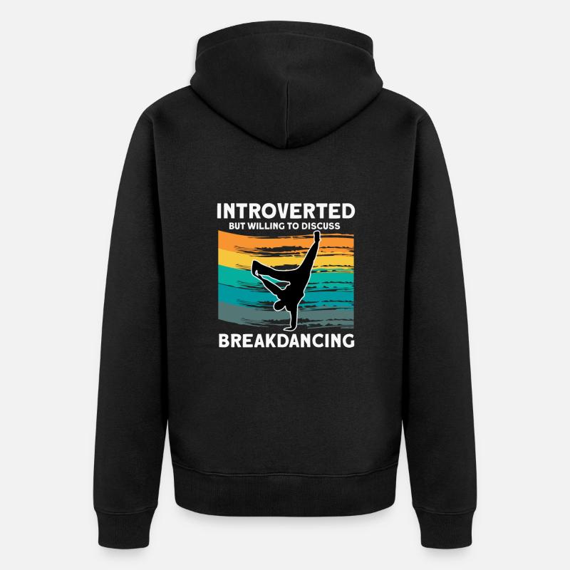 Breakdance - Veste à capuche bio Premium Unisexe - noir