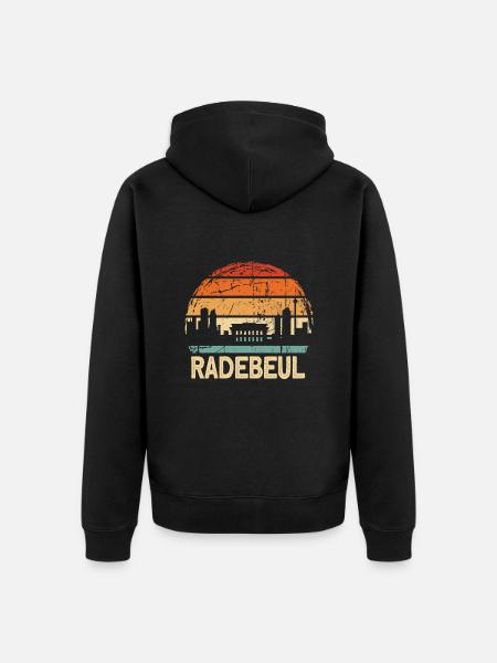 Radebeul - Unisex Premium Bio Zip Hoodie - Schwarz