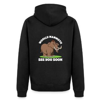 Mammouth - Veste à capuche bio Premium Unisexe - noir - Dos - Nico (187cm)