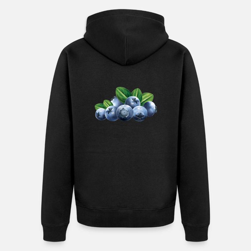 Blauberren Blauberre Cadeau - Veste à capuche bio Premium Unisexe - noir