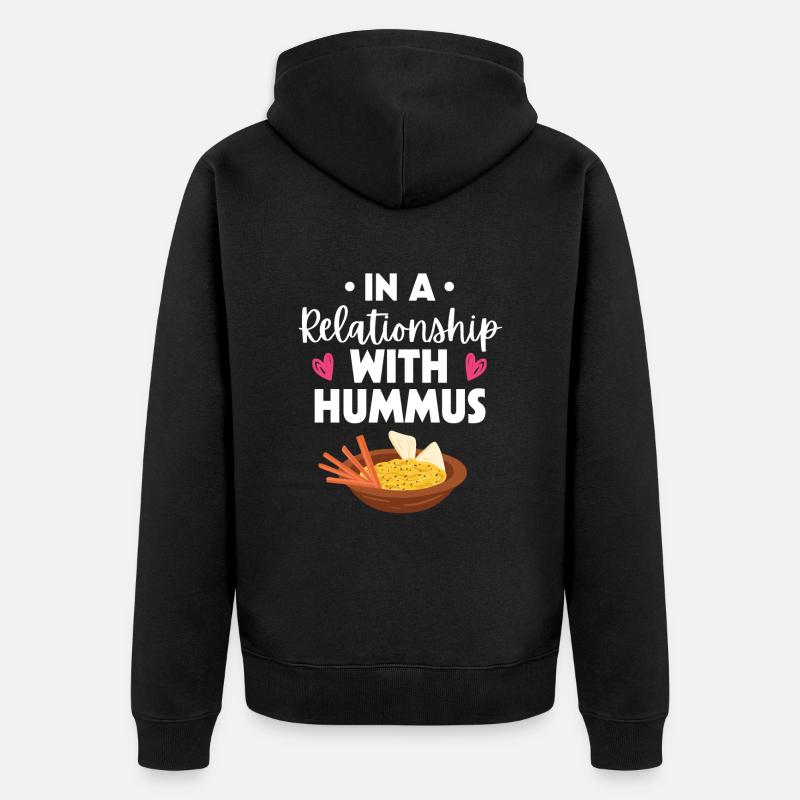 Houmous - Veste à capuche bio Premium Unisexe - noir