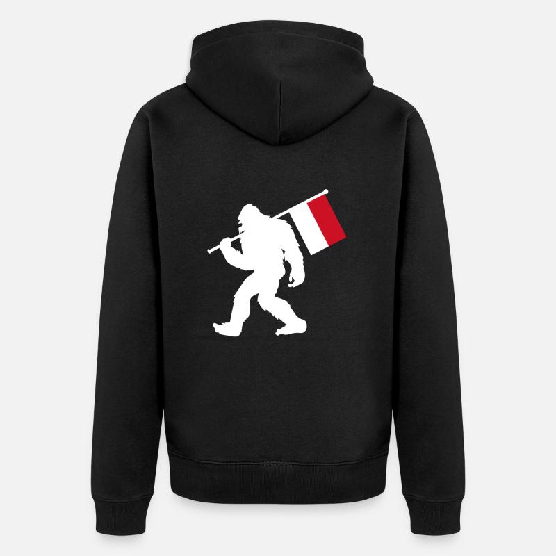 Monaco - Veste à capuche bio Premium Unisexe - noir