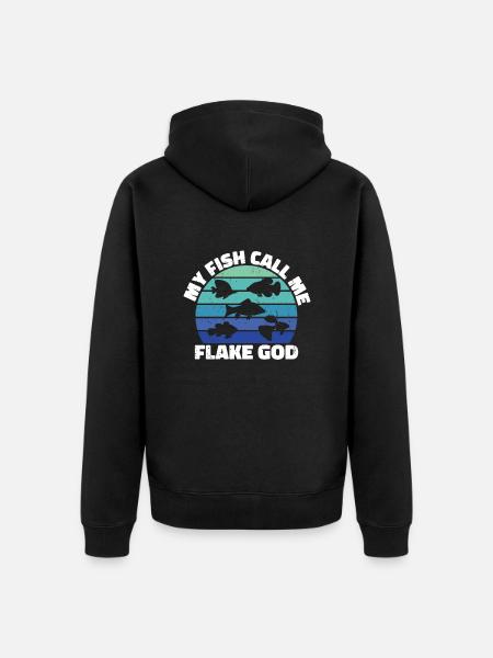 Aquarium - Unisex Premium Organic Zip Hoodie - black