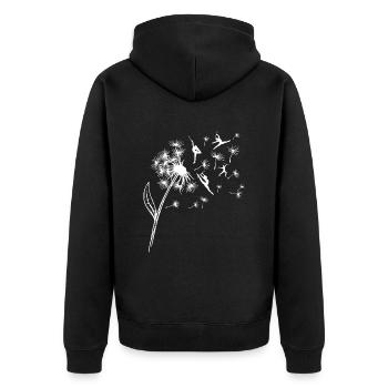 Bâton Twirling Bâton Twirler cadeau - Veste à capuche bio Premium Unisexe - noir - Dos - Nico (187cm)