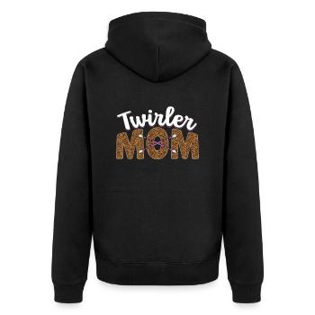 Bâton Twirling Bâton Twirler cadeau - Veste à capuche bio Premium Unisexe - noir - Dos - Nico (187cm)