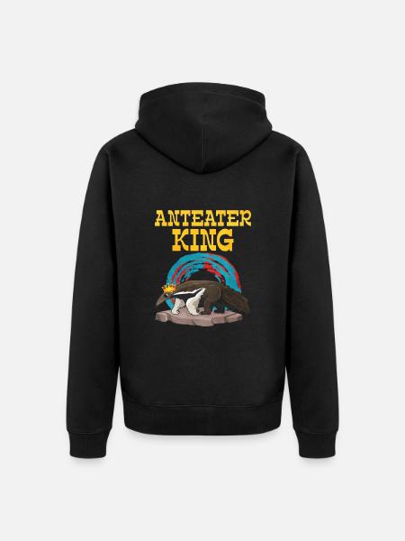 Dear Anteater Gift - Unisex Premium Organic Zip Hoodie - black