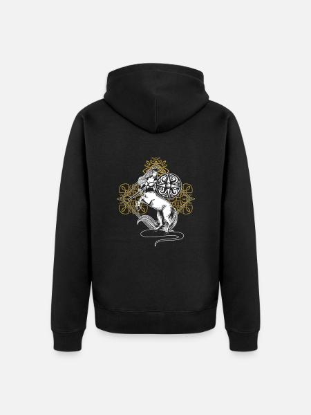 Phoenix Centaur Gift - Unisex Premium Organic Zip Hoodie - black