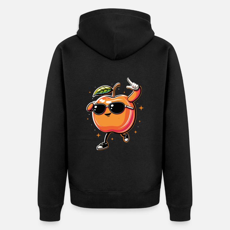 Nectarine - Veste à capuche bio Premium Unisexe - noir