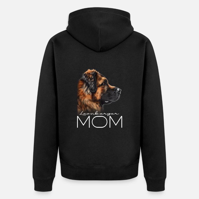 Leonberg Maman - Veste à capuche bio Premium Unisexe - noir