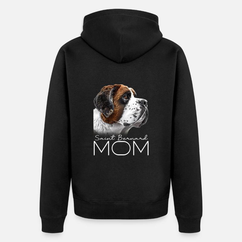 Saint Bernard Sama - Veste à capuche bio Premium Unisexe - noir