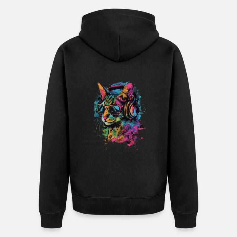 Fossa - Veste à capuche bio Premium Unisexe - noir