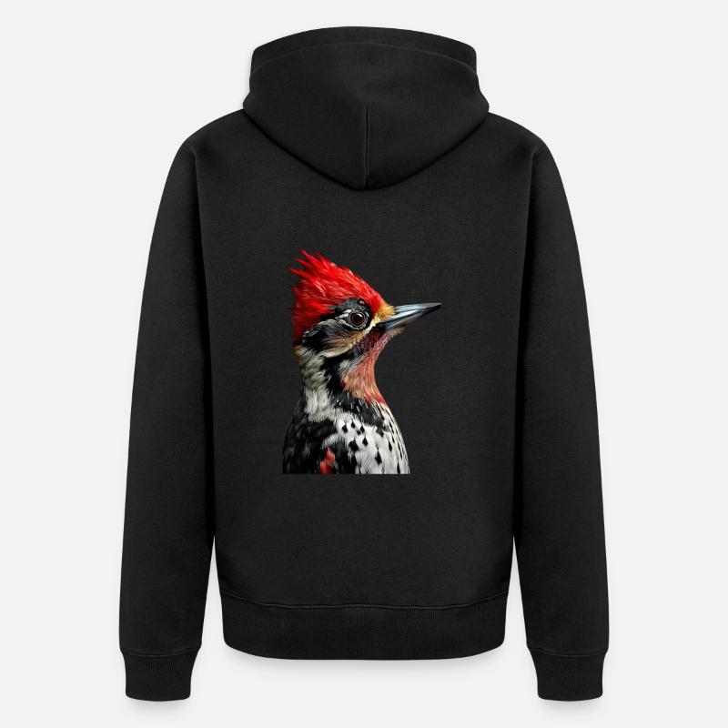Specht - Unisex Premium Bio Zip Hoodie - Schwarz