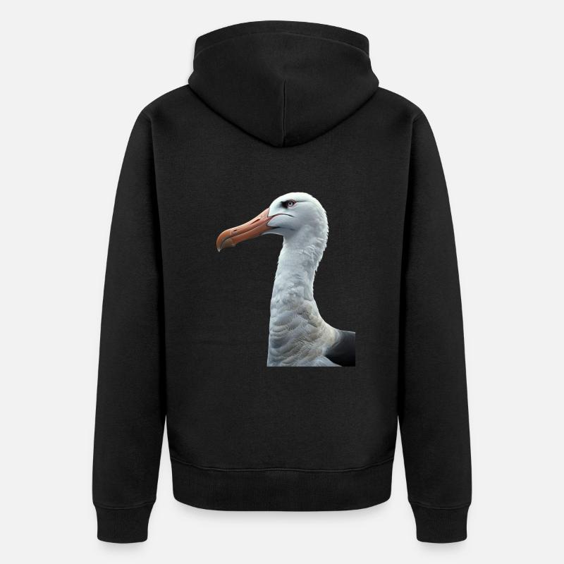 Albatros - Veste à capuche bio Premium Unisexe - noir