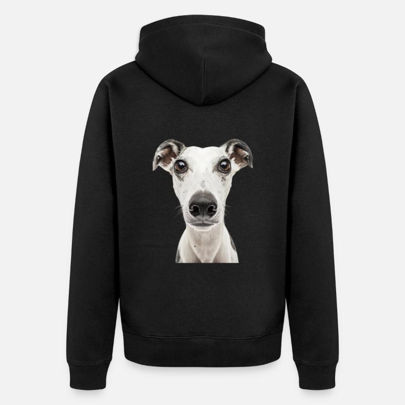 Whippet - Veste à capuche bio Premium Unisexe - noir