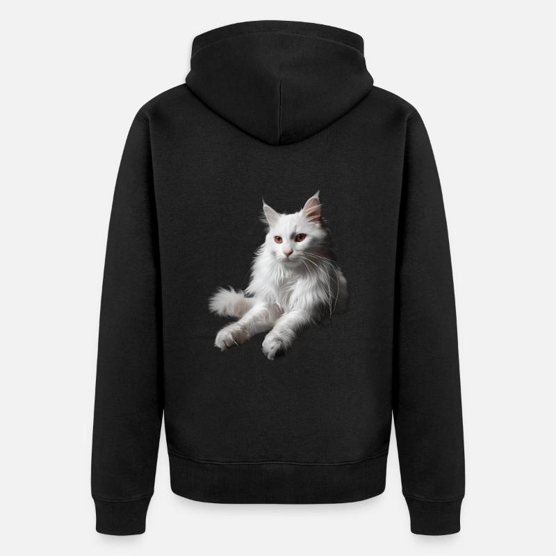 Angora turc - Veste à capuche bio Premium Unisexe - noir