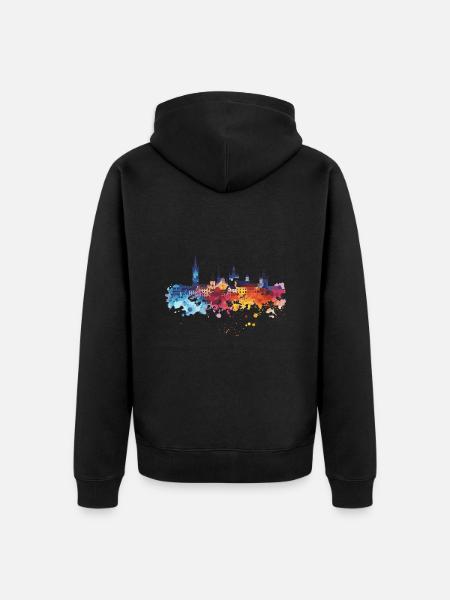 Neufahrn near Freising - Unisex Premium Organic Zip Hoodie - black