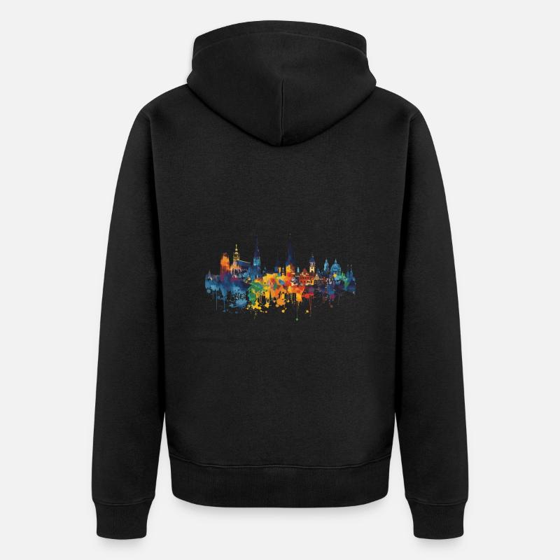 Neunkirchen-Seelscheid - Veste à capuche bio Premium Unisexe - noir
