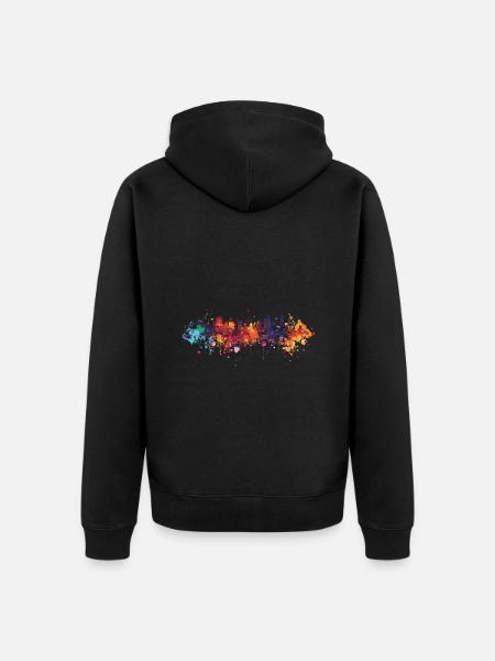 Neustadt am Rübenberge - Unisex Premium Organic Zip Hoodie - black