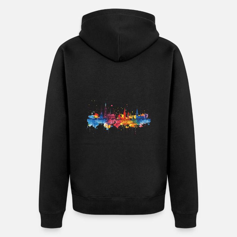 Plettenberg - Unisex Premium Organic Zip Hoodie - black