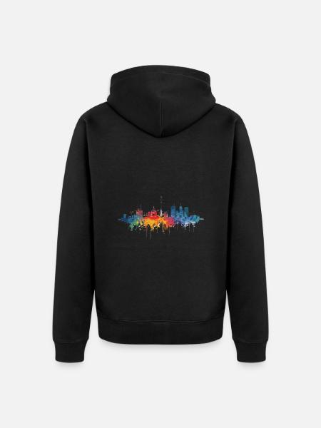 Vreden - Veste à capuche bio Premium Unisexe - noir