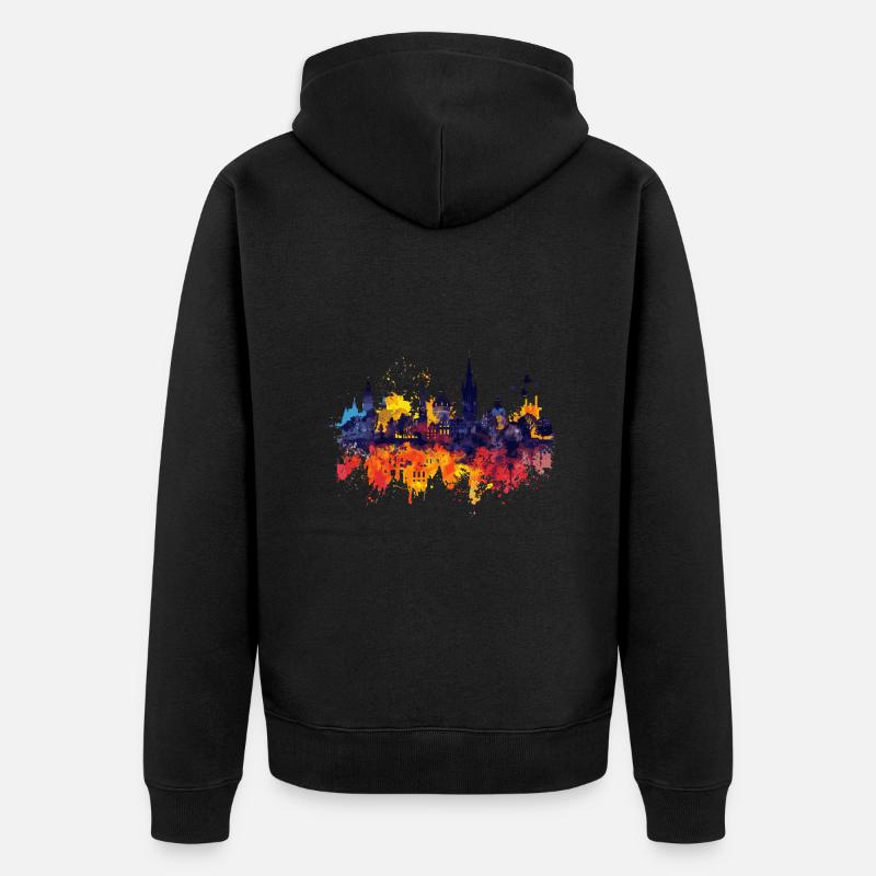 Blankenfelde-Mahlow - Veste à capuche bio Premium Unisexe - noir