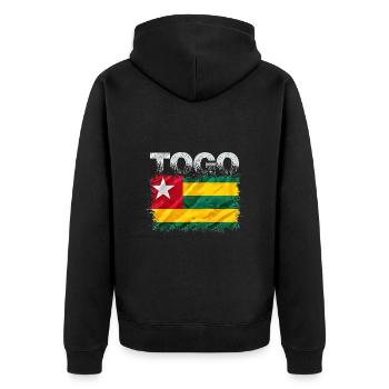 Togo - Veste à capuche bio Premium Unisexe - noir - Dos - Nico (187cm)