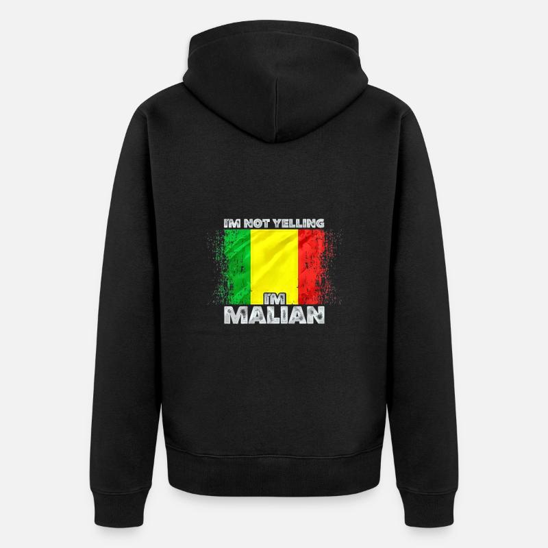 Mali - Veste à capuche bio Premium Unisexe - noir