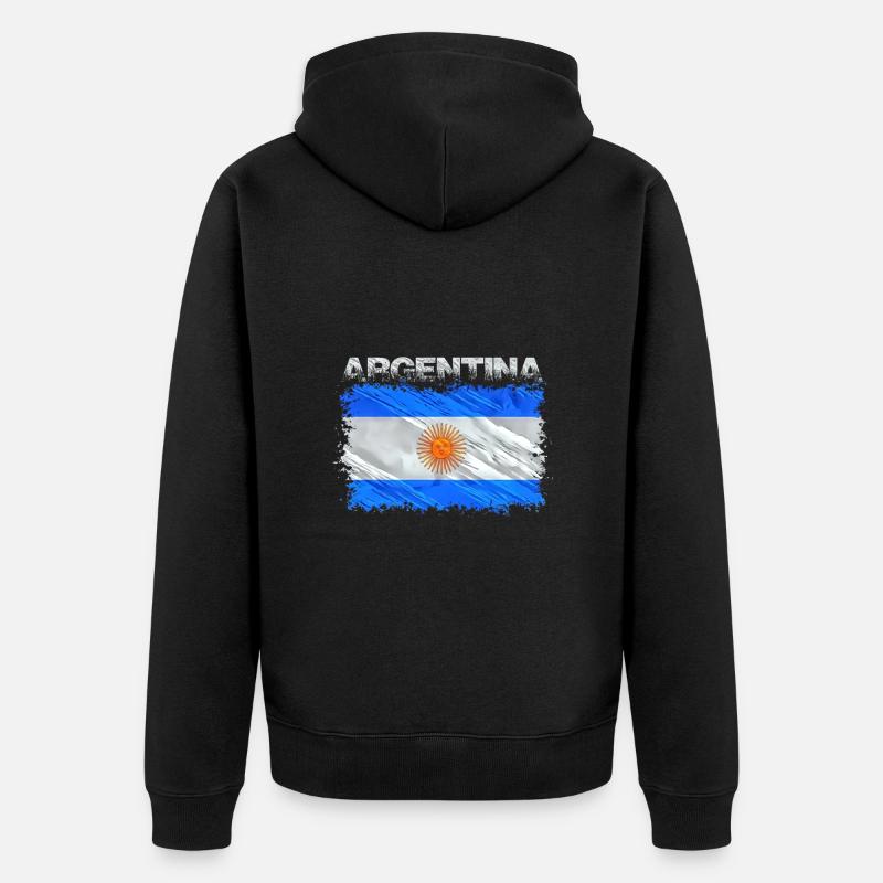 Argentine - Veste à capuche bio Premium Unisexe - noir
