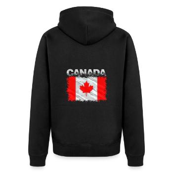 Canada - Veste à capuche bio Premium Unisexe - noir - Dos - Nico (187cm)
