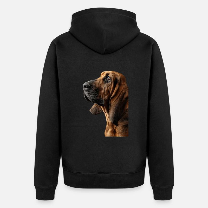 Limier - Veste à capuche bio Premium Unisexe - noir