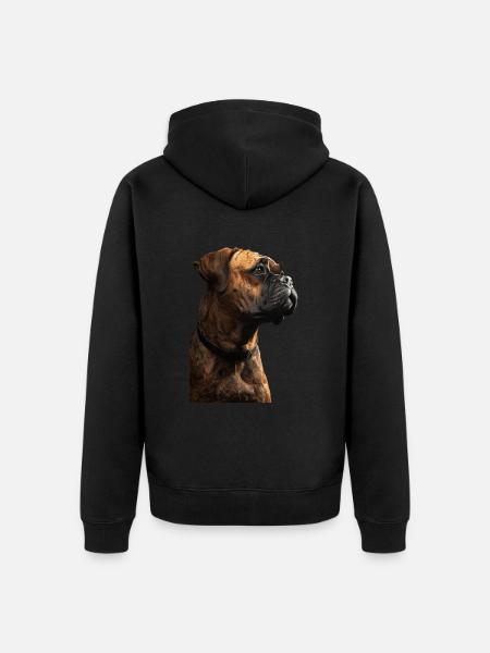 Bullmastiff - Unisex Premium Organic Zip Hoodie - black