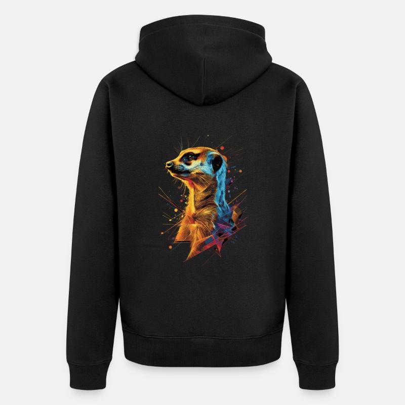 Suricate - Veste à capuche bio Premium Unisexe - noir