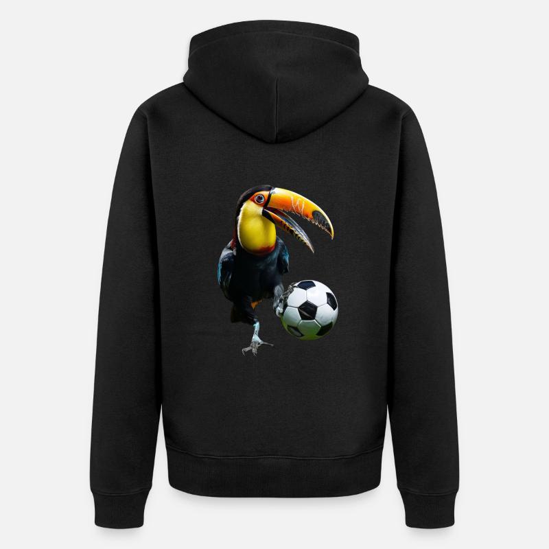 Toucan - Veste à capuche bio Premium Unisexe - noir