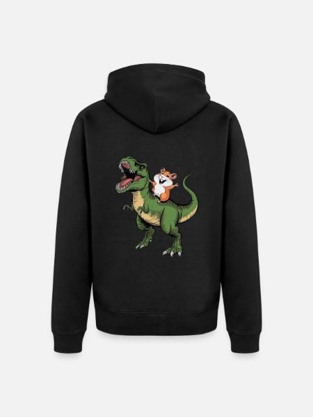 Hamster - Veste à capuche bio Premium Unisexe - noir