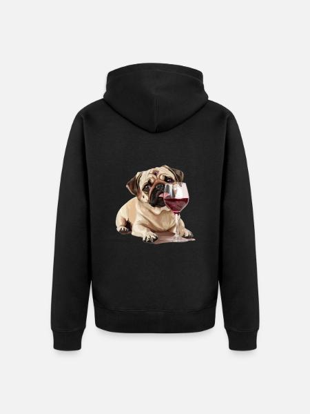 Carlin - Veste à capuche bio Premium Unisexe - noir